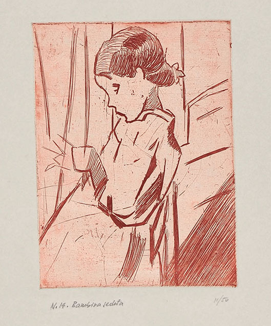 BAMBINA SEDUTA