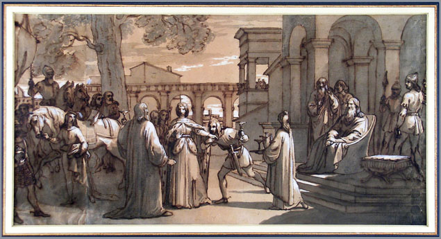 A ROMANTIC SUBJECT, POSSIBLY AN EPISODE OF THE LIFE OF LUCREZIA BORGIA