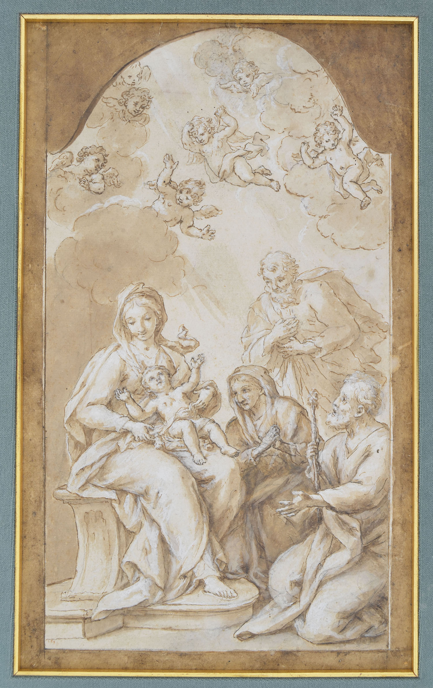 MADONNA AND CHILD WITH SAINTS