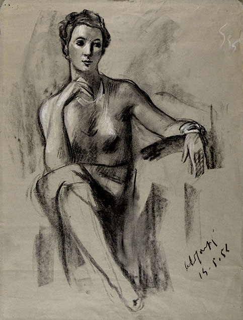 PORTRAIT OF A SEATED WOMAN