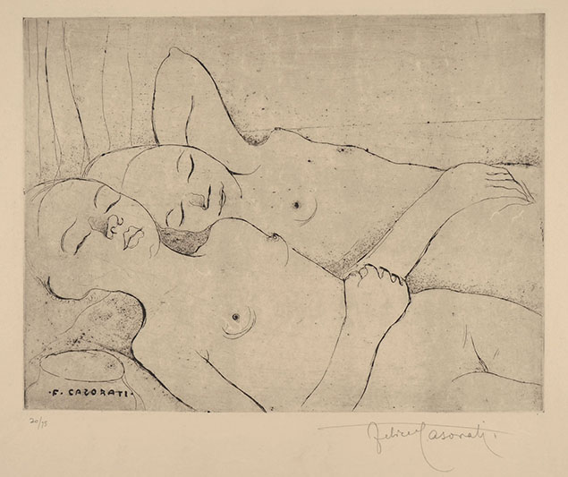FANCIULLE DORMIENTI (Two Sleeping Girls) 1927