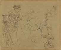 STUDIES OF A STANDING WOMAN