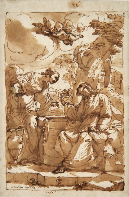 CHRIST AND THE SAMARITAN WOMAN AT THE WELL
