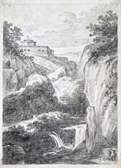 LANDSCAPE WITH WATERFALL