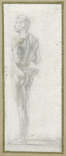 STUDY OF A STANDING MALE FIGURE