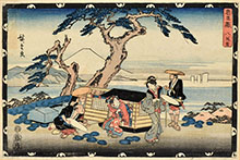 THE STOREHOUSE OF LOYAL RETAINERS (Chushingura) The entire series of twelve prints