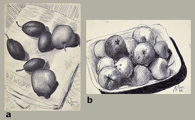 A PAIR OF FRUIT STILL LIFES