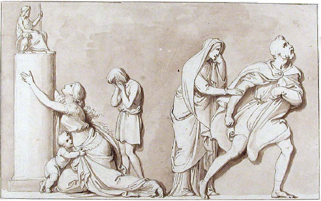 DESIGN FOR A FRIEZE WITH CLASSICAL FIGURES