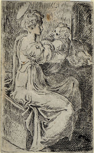 LA VERGINE COL BAMBINO (The Virgin and Child)