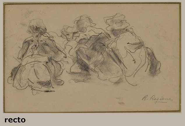 SEATED FEMALE FIGURES